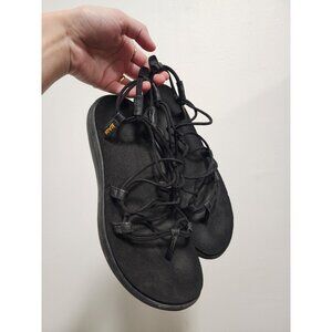 Teva black Voya infinity sandal 7.5